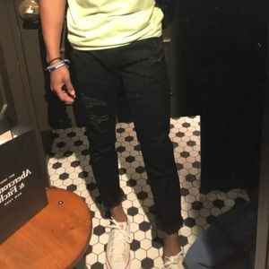 Cropped Skinny Jeans - Stretch